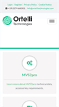 Mobile Screenshot of ortellitechnologies.com