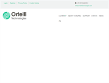 Tablet Screenshot of ortellitechnologies.com